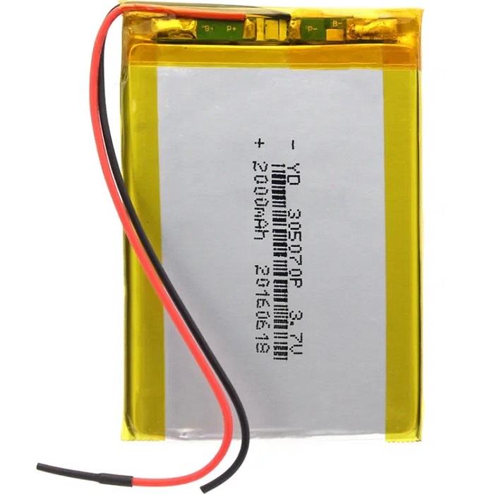 Аккумулятор универсальный 305070p 3,7v Li-Pol 2000 mAh