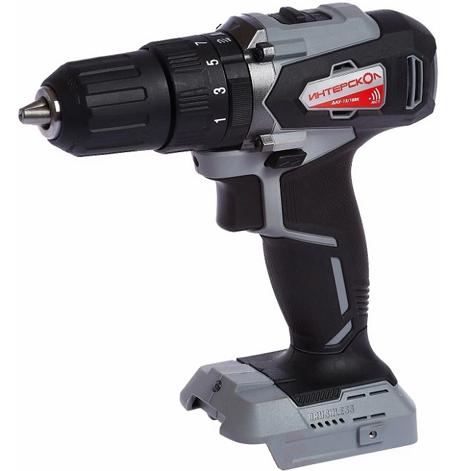 Дрель-шуруповерт ИНТЕРСКОЛ ДАУ-13/18ВК Li-ion (кейс, без аккум., ЗУ, сл.) 573.0.0.70