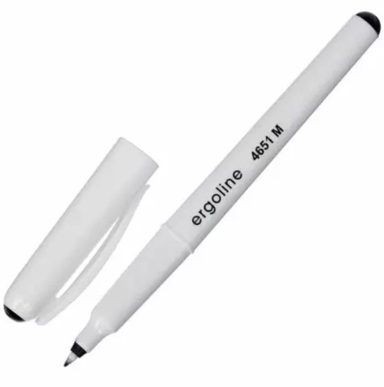 Ручка капиллярная (линер) ЧЕРНАЯ CENTROPEN "Handwriter", трехгранная, линия 0,5мм