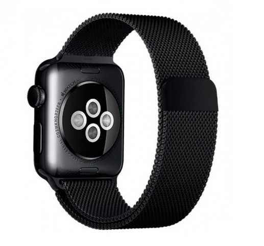 Металлический ремешок для Apple Watch (44mm) черный
