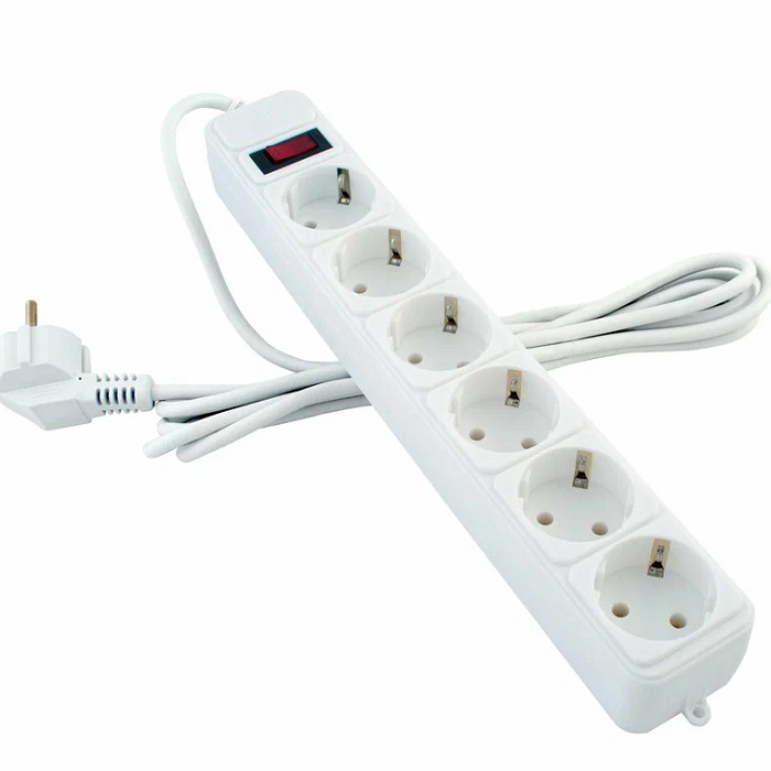 Сетевой фильтр  5.0м СТАРТ SP 6x5 ZVT, белый, 6 розеток