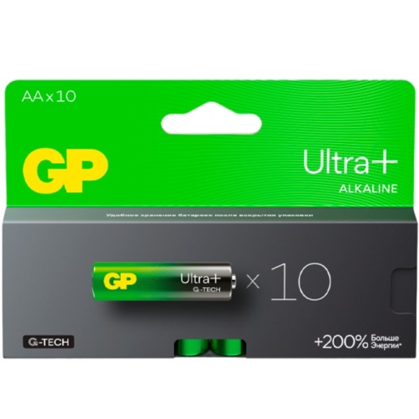 Элемент питания GP LR06 ULTRA PLUS G-tech BL-10 (10/100/600)