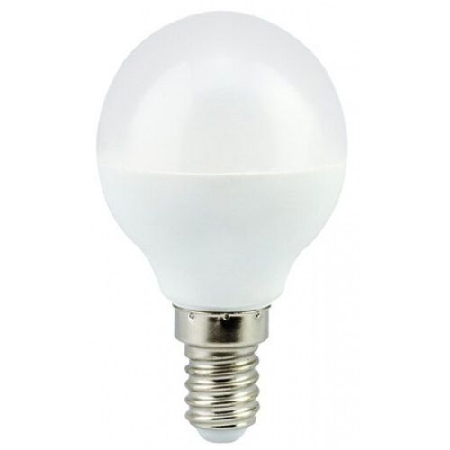 Лампа светодиодная ECOLA globe G45 8W/6000K/E14 (композит) 78x45 (10/100)