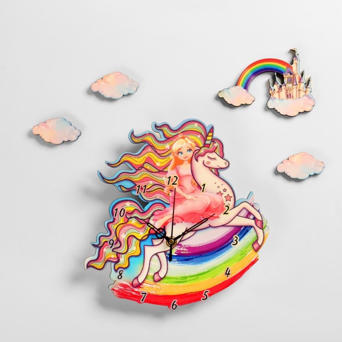 Часы настенные Детские "Принцесса" 7917384