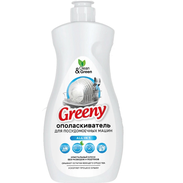 Ополаскиватель для посудомоечных машин Clean&Green Greeny CG8322, 500мл