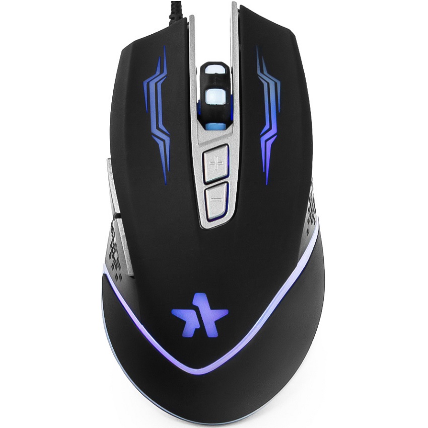 Мышь ГАРНИЗОН GM-730G Астерион черная, USB