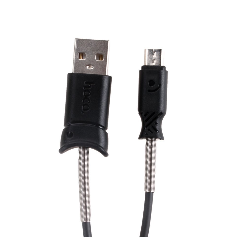 Кабель USB <--> microUSB  1.0м HOCO Pisces X24 чёрный