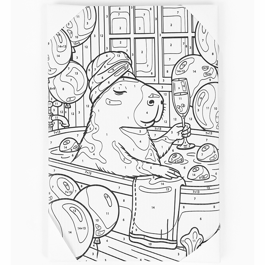 Картина по номерам «Выходной», 20×30 см 10962113