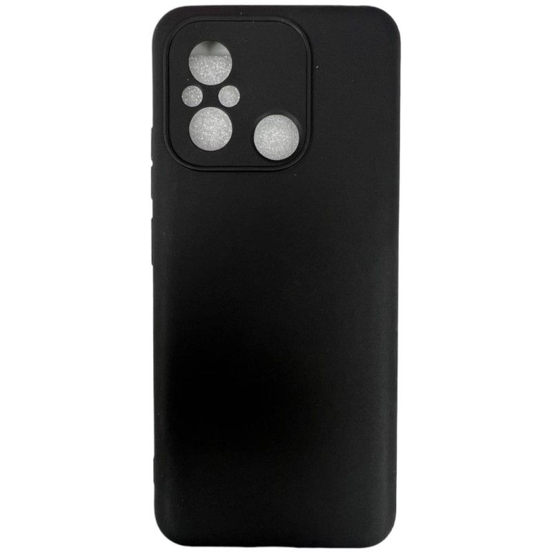 Силиконовый чехол DF для Xiaomi Redmi 12C/Poco C55 DF xiCase-79 (black)