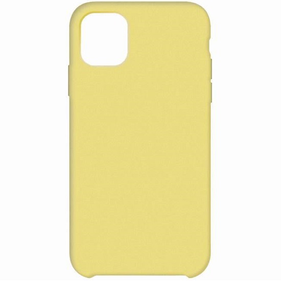 Силиконовый чехол STR Soft Touch для iPhone 11 (желтый) 4
