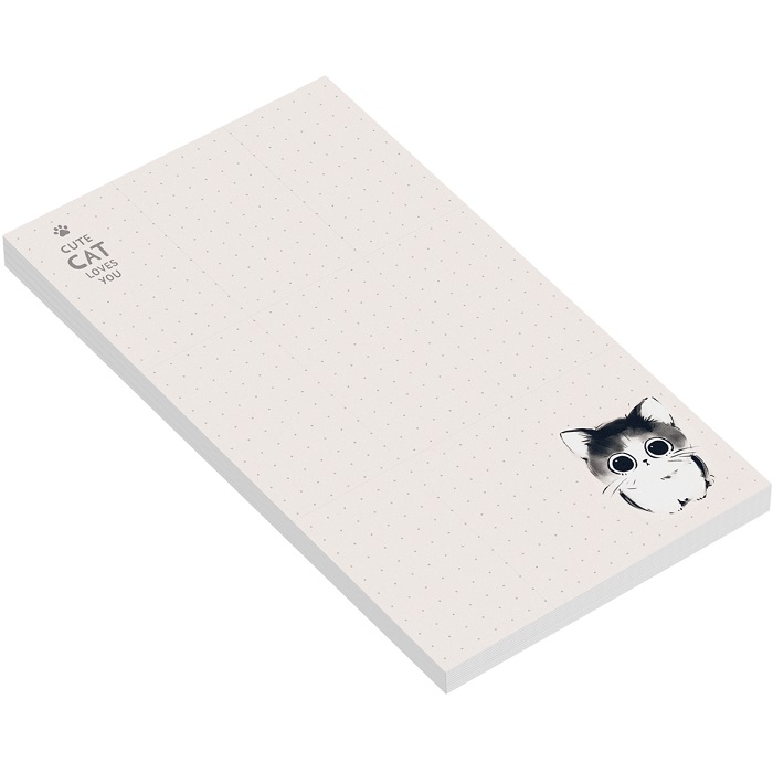 Блок для записей MESHU "Cute cats", 10*17см, 50л., на склейке MS_65017