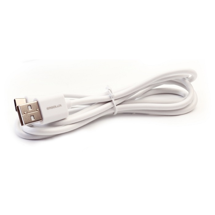 Кабель USB <--> Type-C  1.2м ERGOLUX ELX-CDC02-C01 белый