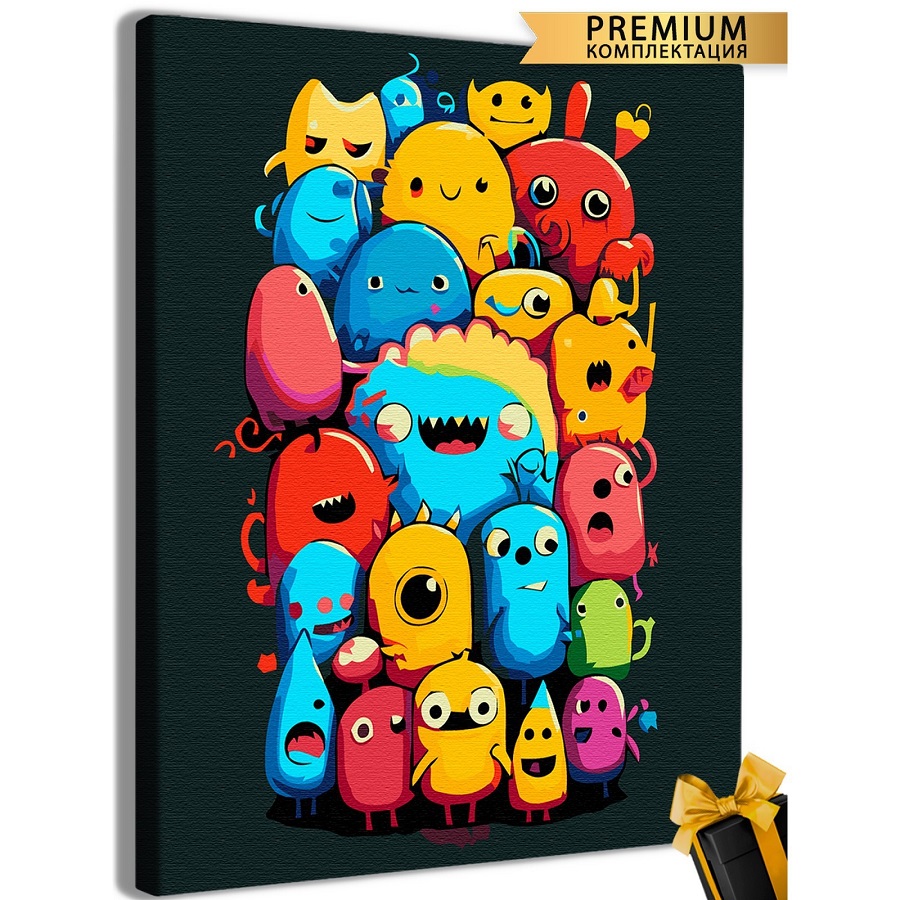 Картина по номерам «Монстры» 40 × 50 см