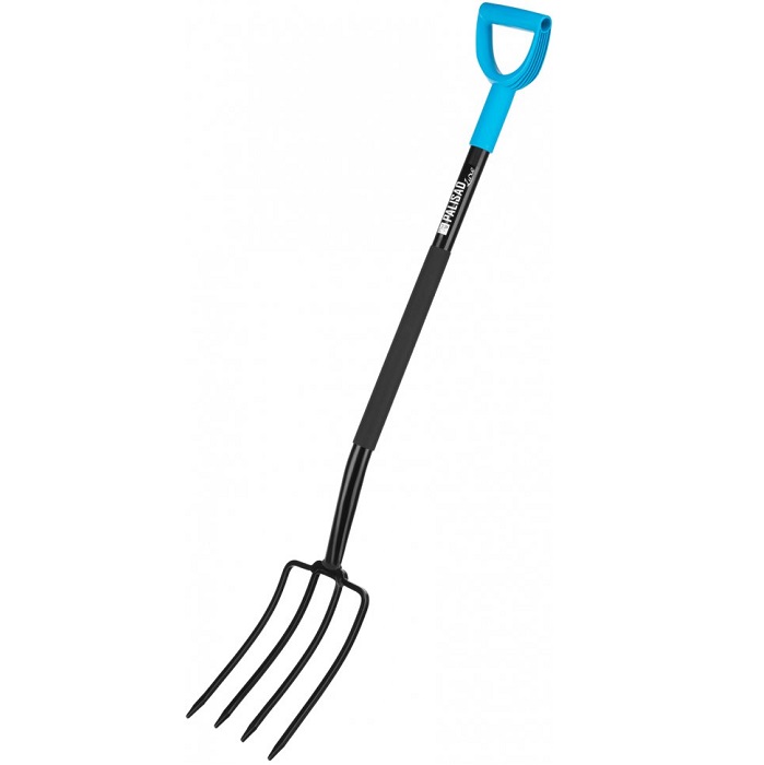 Вилы 4-х рогие, садово-огородные, 180х280х1200 мм, цельнометаллические, кованые, LUXE// Palisad 61374