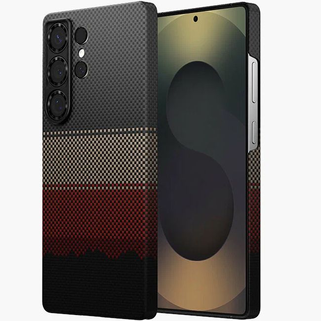 Задняя накладка KEEPHONE KEVILAR SEANOVA MAGSAFE для Samsung Galaxy S25 ULTRA SUNLIT