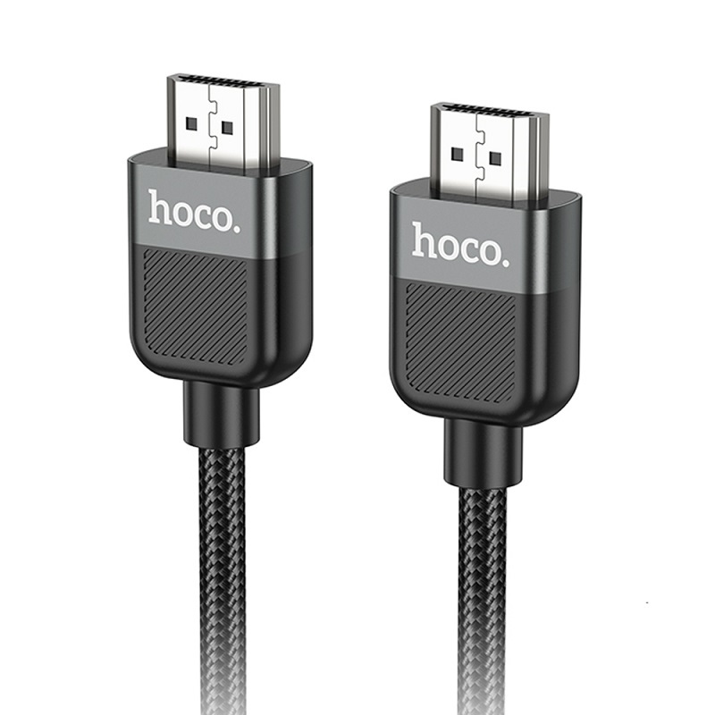 Кабель HDMI <--> HDMI  2.0м HOCO US09, черный, 18 Гбит/с, 4k HD, 60Гц