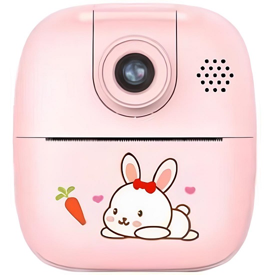 Фотоаппарат детский Children's Digital Print Camera 1080P HD проекционная цифровая моментальной печати розовый