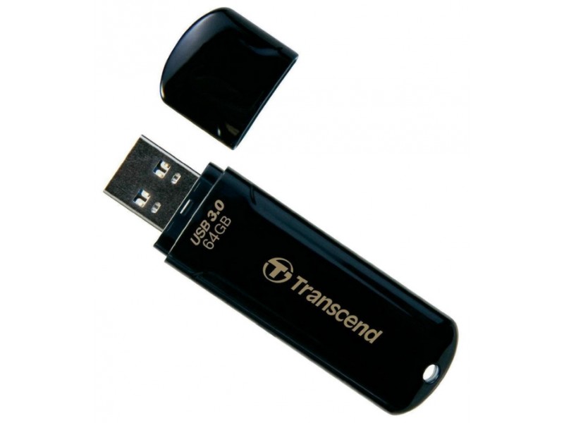 USB 64Gb Transcend JetFlash 700 Black (80Mb/s-25Mb/s)