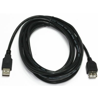 Кабель-удлинитель USB  1.8м Pro GEMBIRD/CABLEXPERT CCP-USB2-AMAF-6, черный, пакет