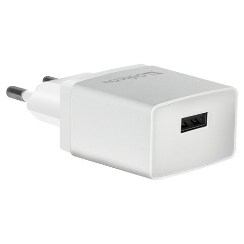 Сетевое ЗУ 1USB 2.1А DEFENDER EPA-10 белый 110-240 В (1/200)