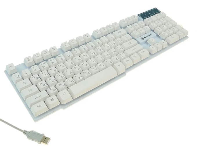 Клавиатура DIALOG Gan-Kata KGK-15U белая, USB (1/20)