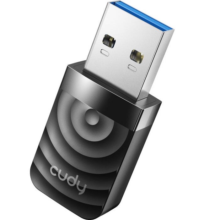 Адаптер Wi-Fi Cudy WU1300S AC1300 USB 3.0 (ант.внутр.) 1ант.