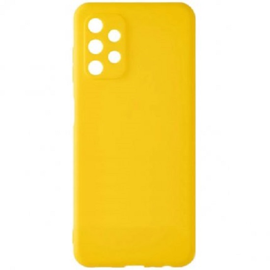 Задняя накладка ZIBELINO Soft Matte для Samsung Galaxy A13 4G (желтый) защита камеры