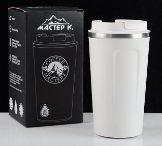 Термокружка "Мастер К.", 500 мл, сохраняет тепло 6 ч, цвет слоновой кости   5349910