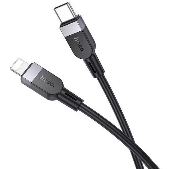 Кабель USB <--> Lightning  1.0 HOCO X109 Energy, чёрный
