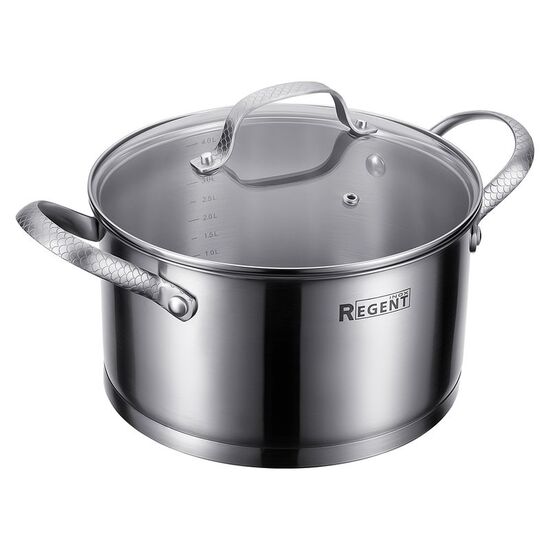 Кастрюля 4.5л REGENT Linea SIRENA 65-0422; 22х12см