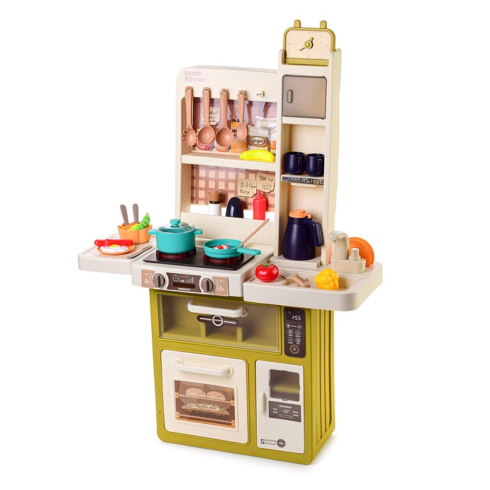 Игровой набор кухня "Давай играть" (свет, звук) 55 предметов, в коробке УТМ01417091