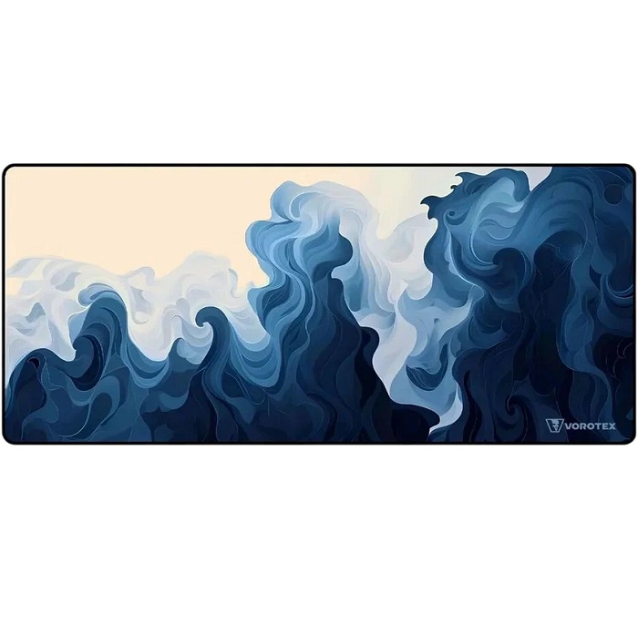 Коврик VOROTEX XXL, Blue smoke (Синий дым) (900*400*4мм)