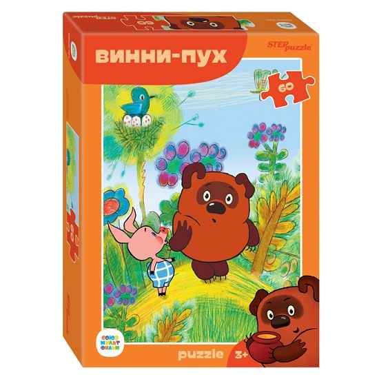 Пазл Step Puzzle 60 "Винни Пух (new)" (С/м)