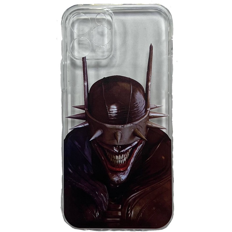 Задняя накладка ISA для iPhone 12 Pro 2.0mm TPU Clear case с принтами (МИКС)