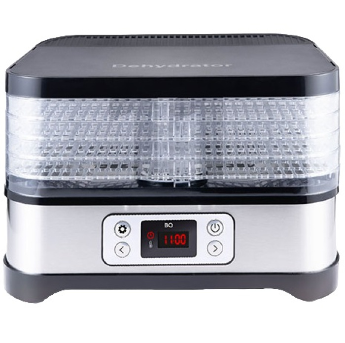 Сушилка для овощей и фруктов BQ FD1001 Черный-стальной