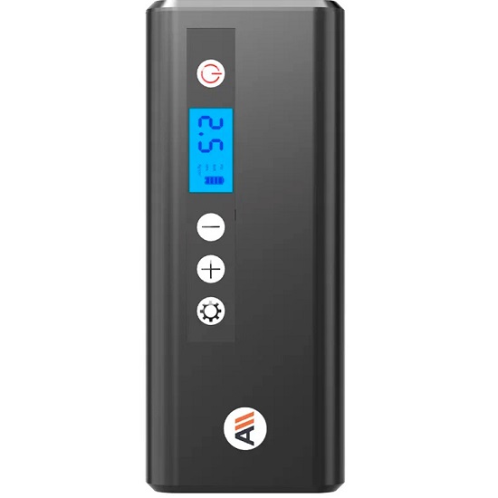 Портативный аккумуляторный электронасос Avalonica для мячей, 150 PSI, дисплей , 4000 мАч c функциями фонарика и Power bank (AVA-AIR-002) черный