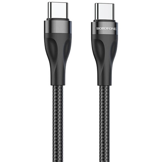 Кабель Type-C – Type-C 1.0м BOROFONE BX61 черный