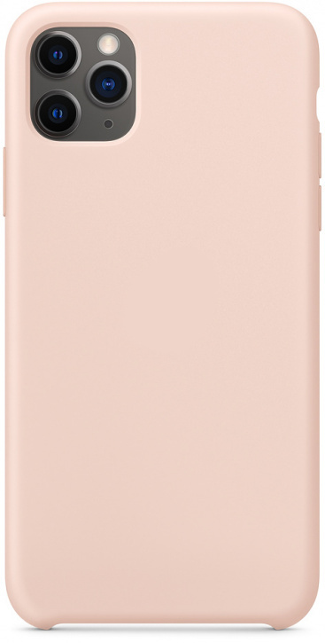 Силиконовый чехол SILICONE CASE для Iphone 11 Pro Max  №19 розовый песок