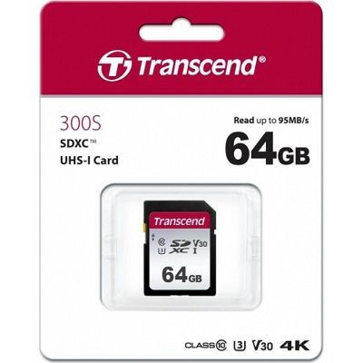 SD 64Gb Transcend 300S UHS-I U1