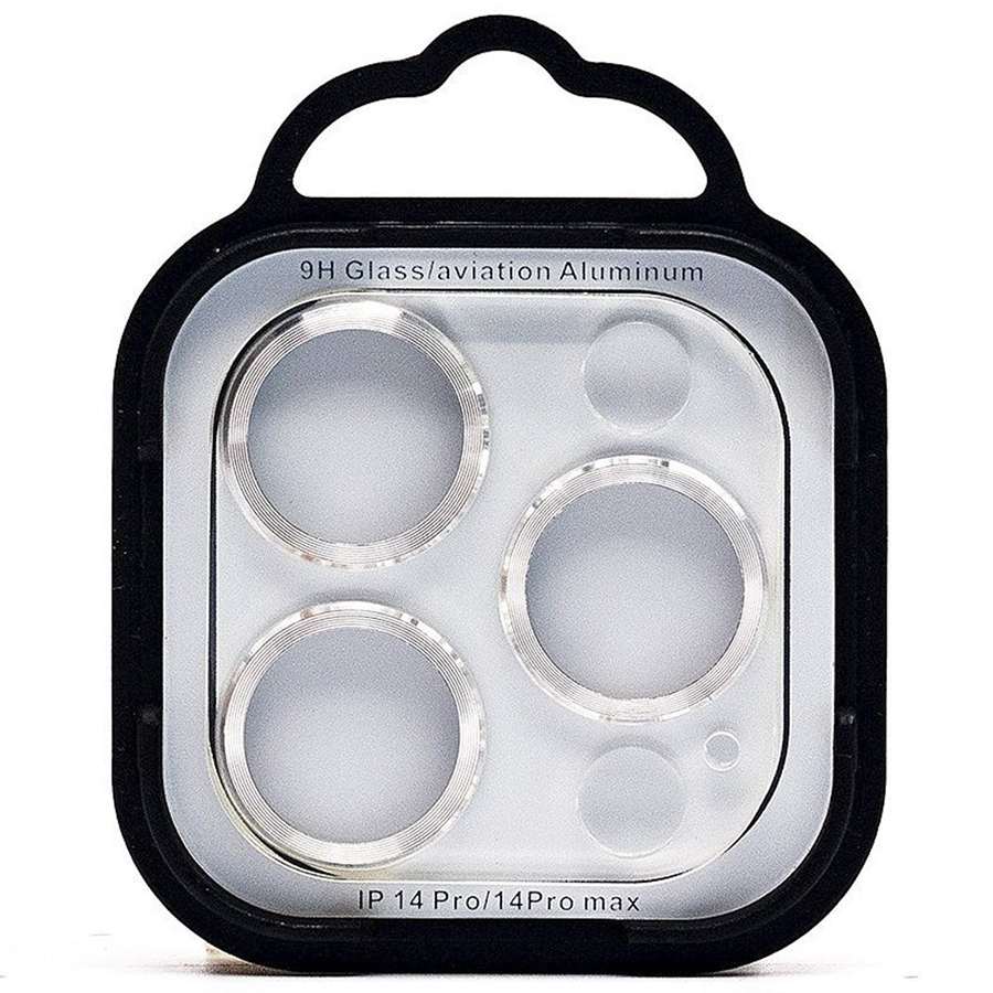 Противоударное стекло для камеры СG05 для iPhone 14 Pro/14 Pro Max (silver)