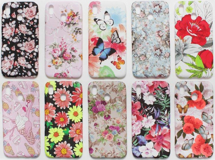 Задняя накладка NONAME для Samsung Galaxy M20 светящаяся в темноте  NEW