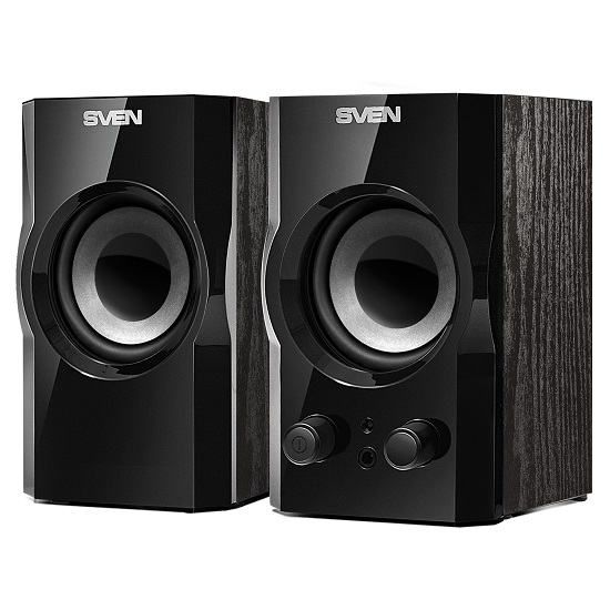 Колонки 2.0 SVEN SPS-606 Black (2*3Вт)