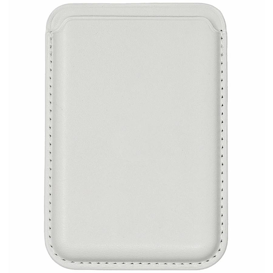 Кошелек для карт LEATHER Card Holder с анимацией (крепкий магнит) (Белый)