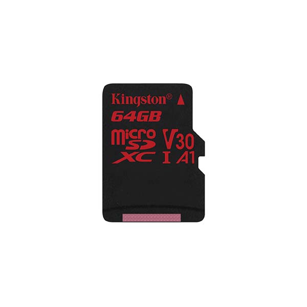 Micro SD 64Gb Kingston Class 10 Canvas React UHS-I U3 V30 (100/80 Mb/s) без адаптера