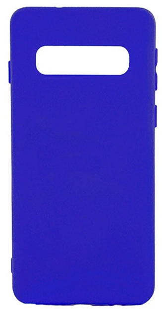 Задняя накладка XIVI для SAMSUNG Galaxy S10, SC, матовая, №47, синий