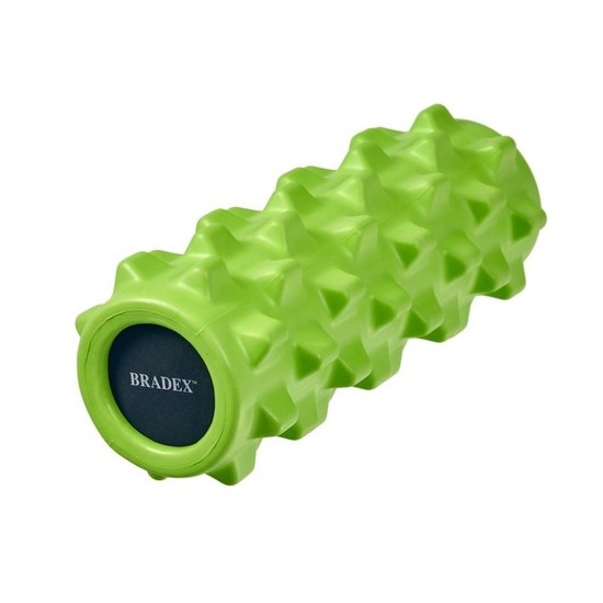 Валик для фитнеса Bradex, массажный, зеленый   7674379