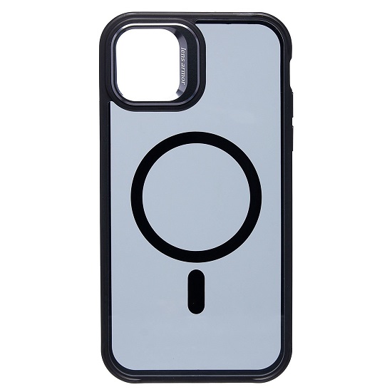 Задняя накладка SM026 SafeMag для iPhone 11 (black) (232210)