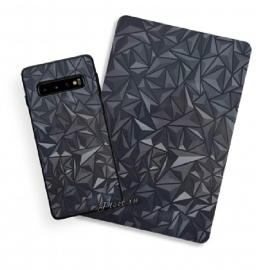 Защитная пленка текстурная Alpha Skin, на заднюю часть телефона с рисунком  (Микс)