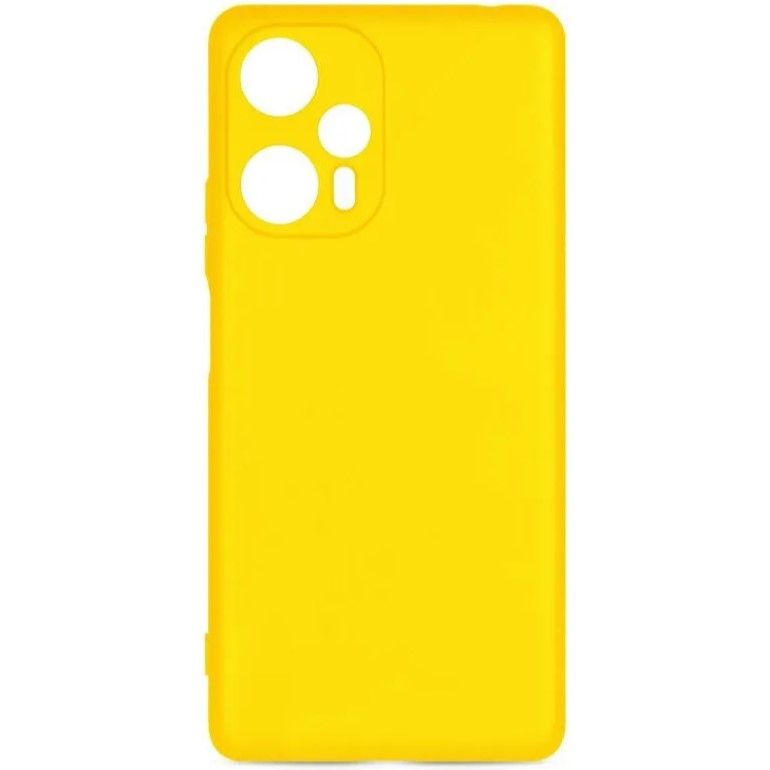 Силиконовый чехол DF для Xiaomi Poco F5/Xiaomi Redmi Note 12 Turbo DF poCase-14 (yellow)
