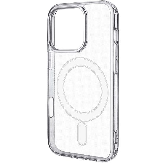 Задняя накладка CLEAR CASE MagSafe для iPhone16 Pro Max прозрачный в пакетике